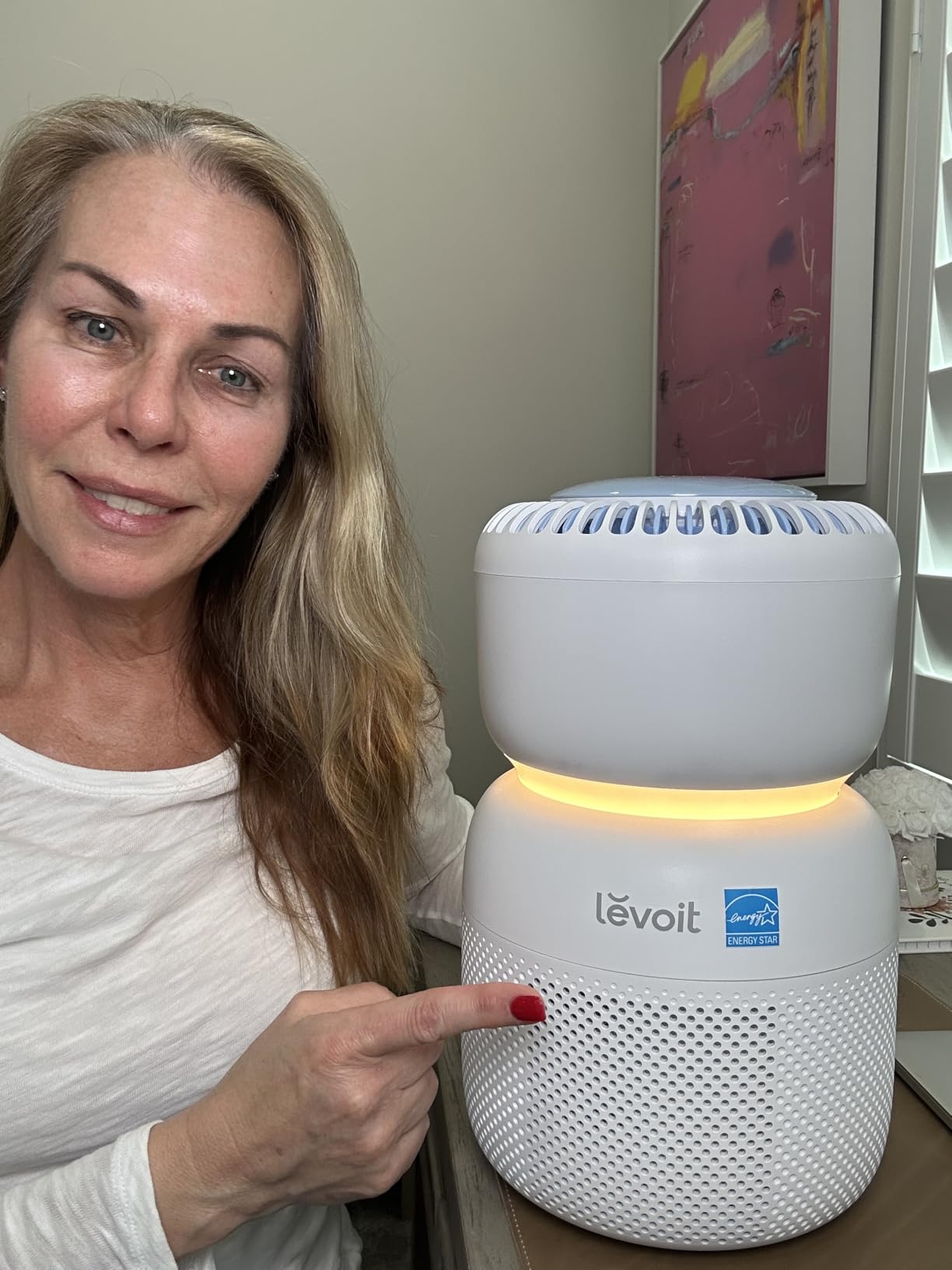 LEVOIT Smart Air Purifier for Home Bedroom, Quiet for a Nursery, Sprout customer photo 1