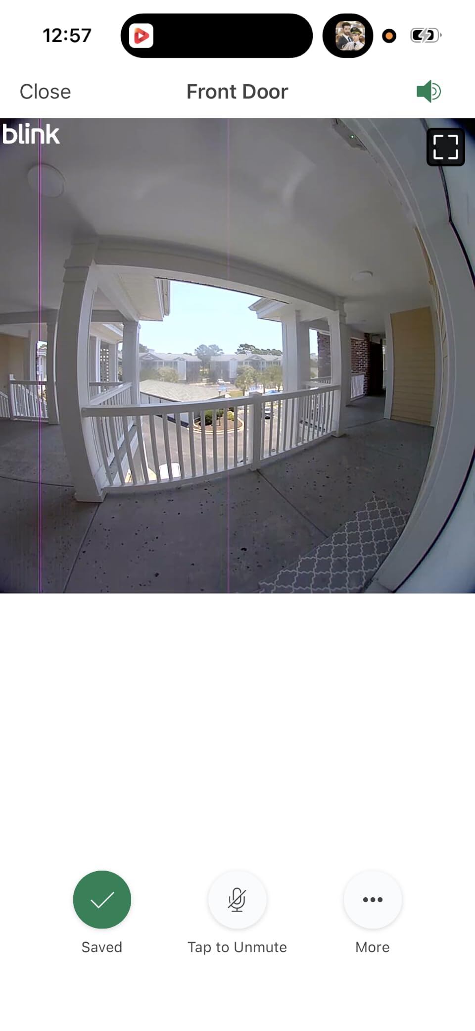 Blink Video Doorbell – Head-to-toe HD view, two-year battery life, and simple setup. Sync Module Core included – System (White) customer photo 1