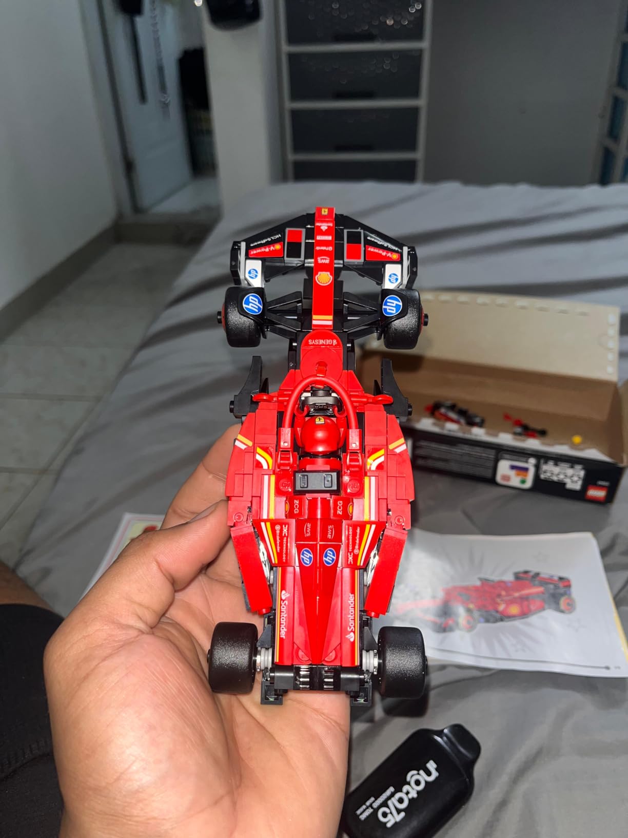 LEGO Speed Champions Ferrari SF-24 F1 Race Car Toys - Building Sets for Kids, Boys & Girls, Ages 10+ - Ferrari F1 Model Car Kits for Display or Play - Gift Ideas for Birthdays and Fans - 77242 customer photo 2