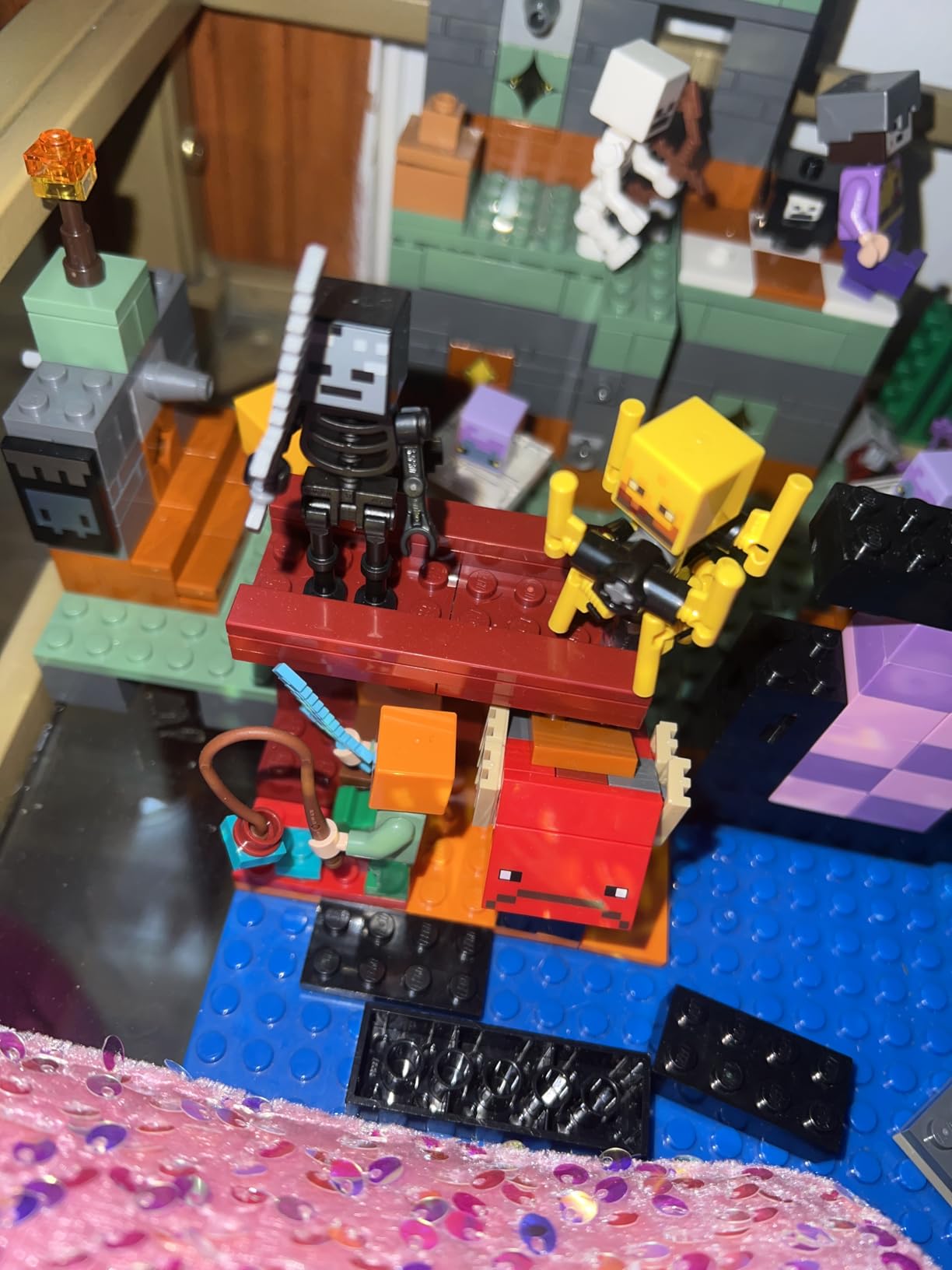 LEGO Minecraft The Nether Lava Battle Toy and Playset - Building Minecraft Toy for Kids, Ages 6+ - Alex, Wither Skeleton, Blaze and Strider Figures for Pretend Play - Gift Idea for Birthdays - 21266 customer photo 2