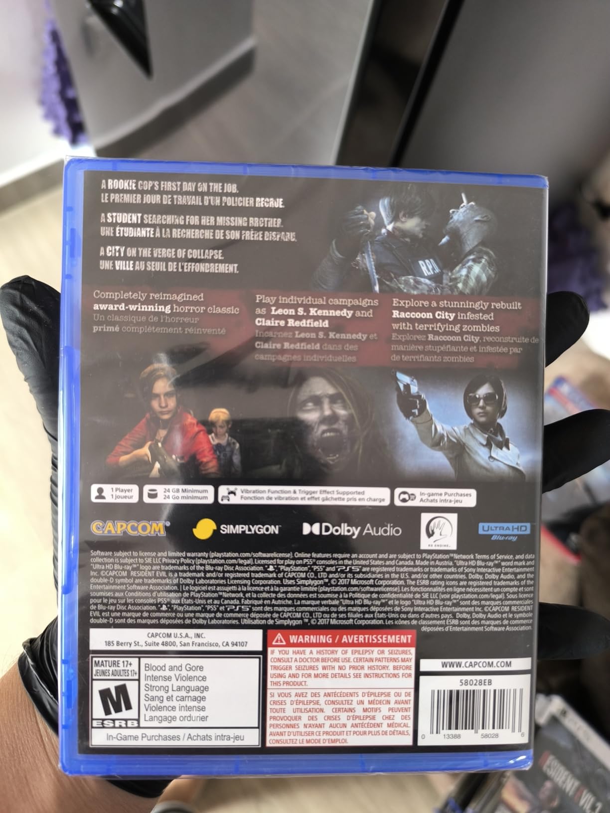 Resident Evil 2 - PlayStation 5 customer photo 1