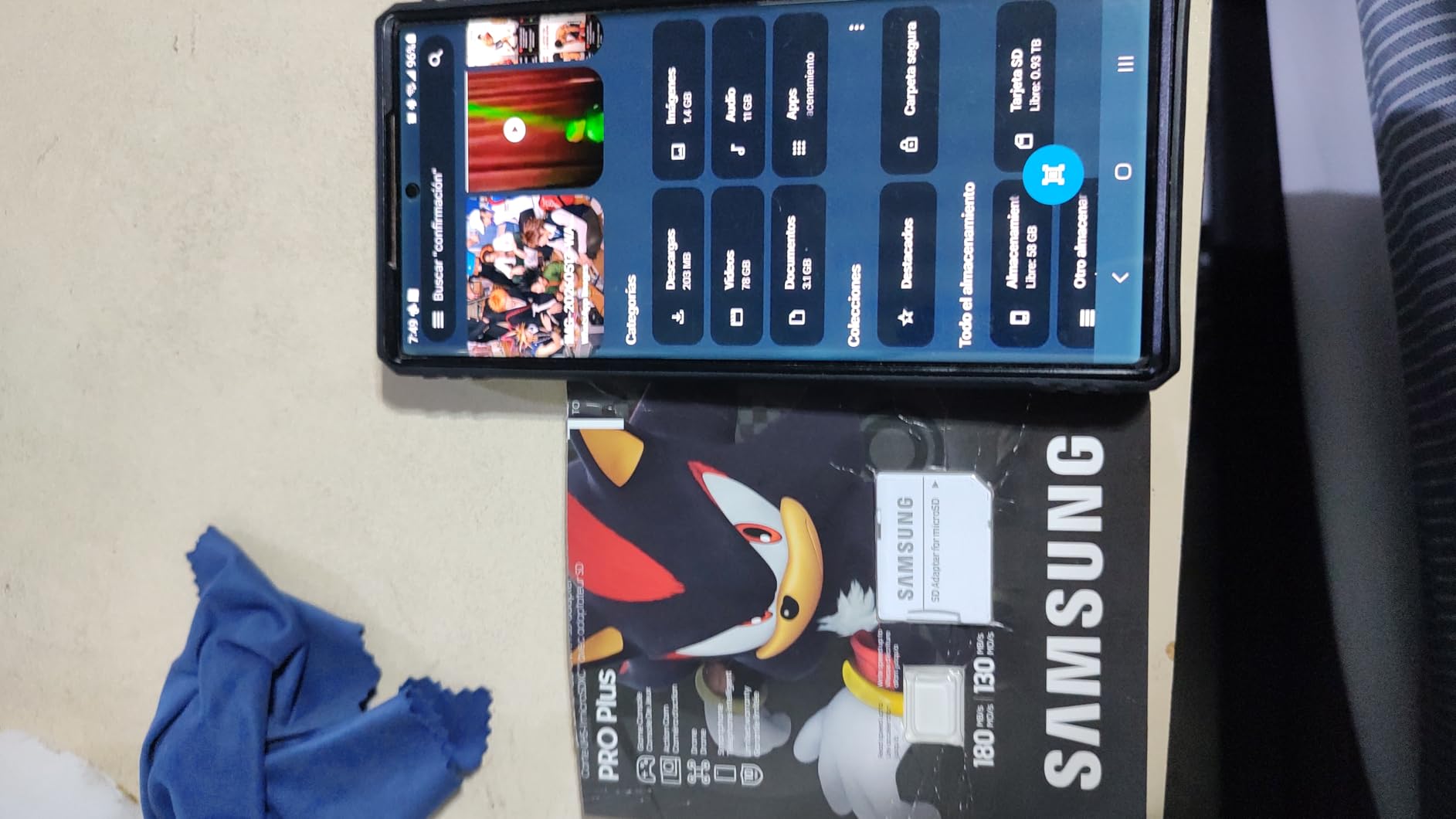 Samsung PRO Plus Sonic The Hedgehog 1TB microSDXC + Adapter, Up to 180MB/s customer photo 2