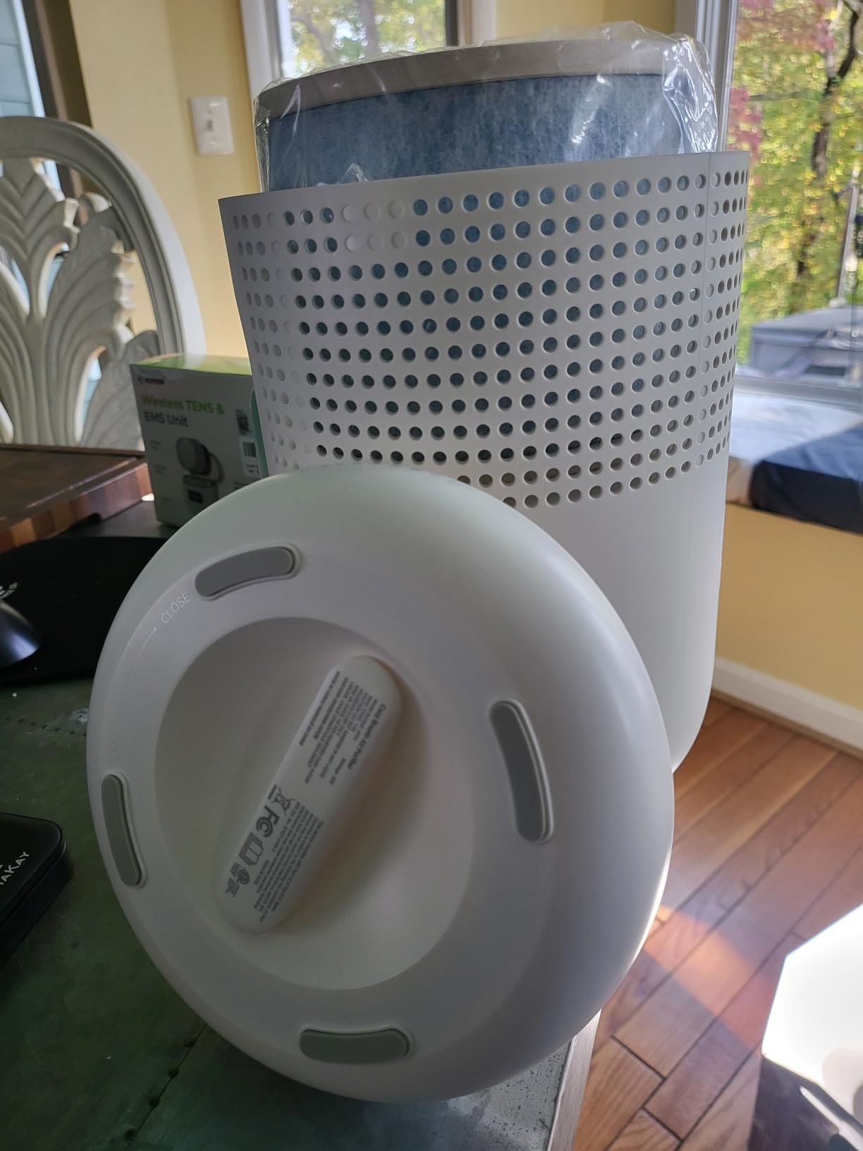 Momcozy Air Purifier for Bedroom with Dimmable Night Light for Small Room customer photo 2
