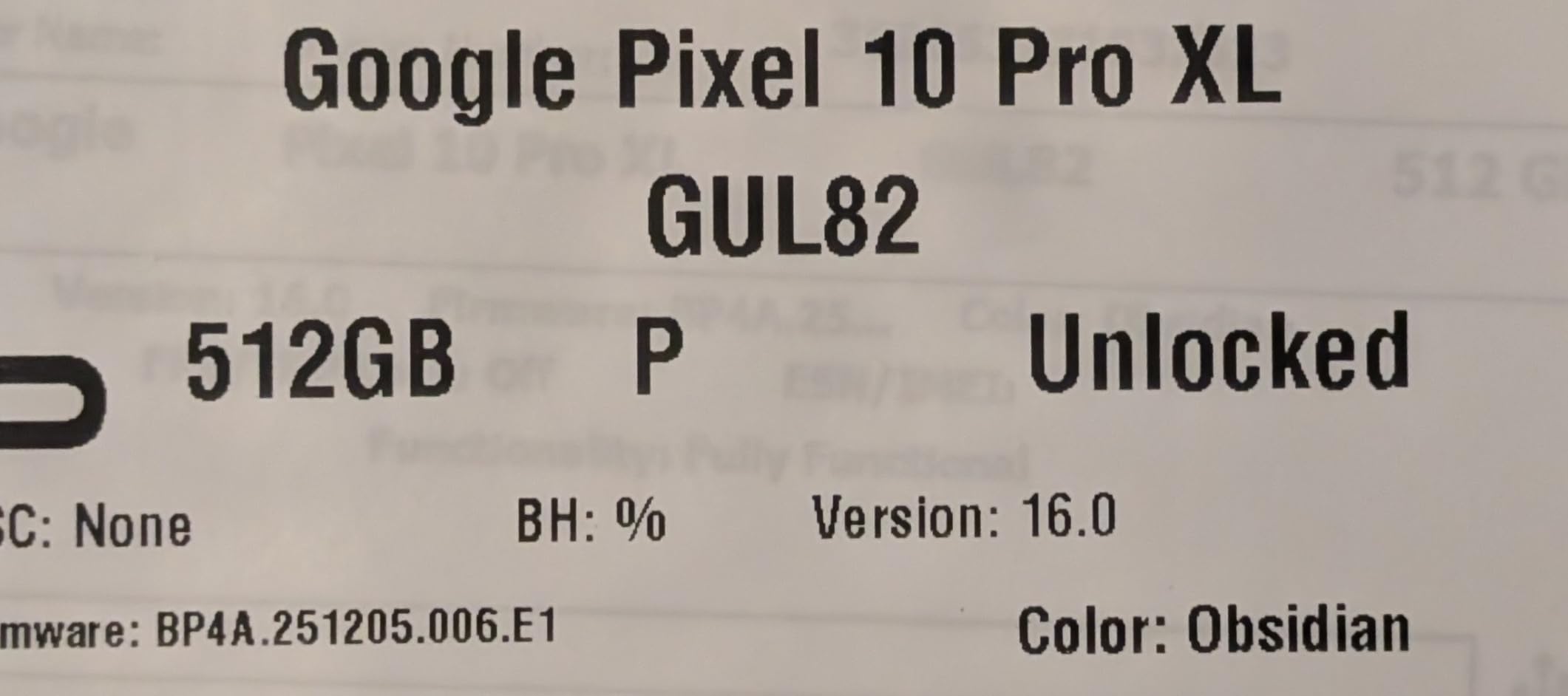 Google Pixel 10 Pro XL customer photo 2