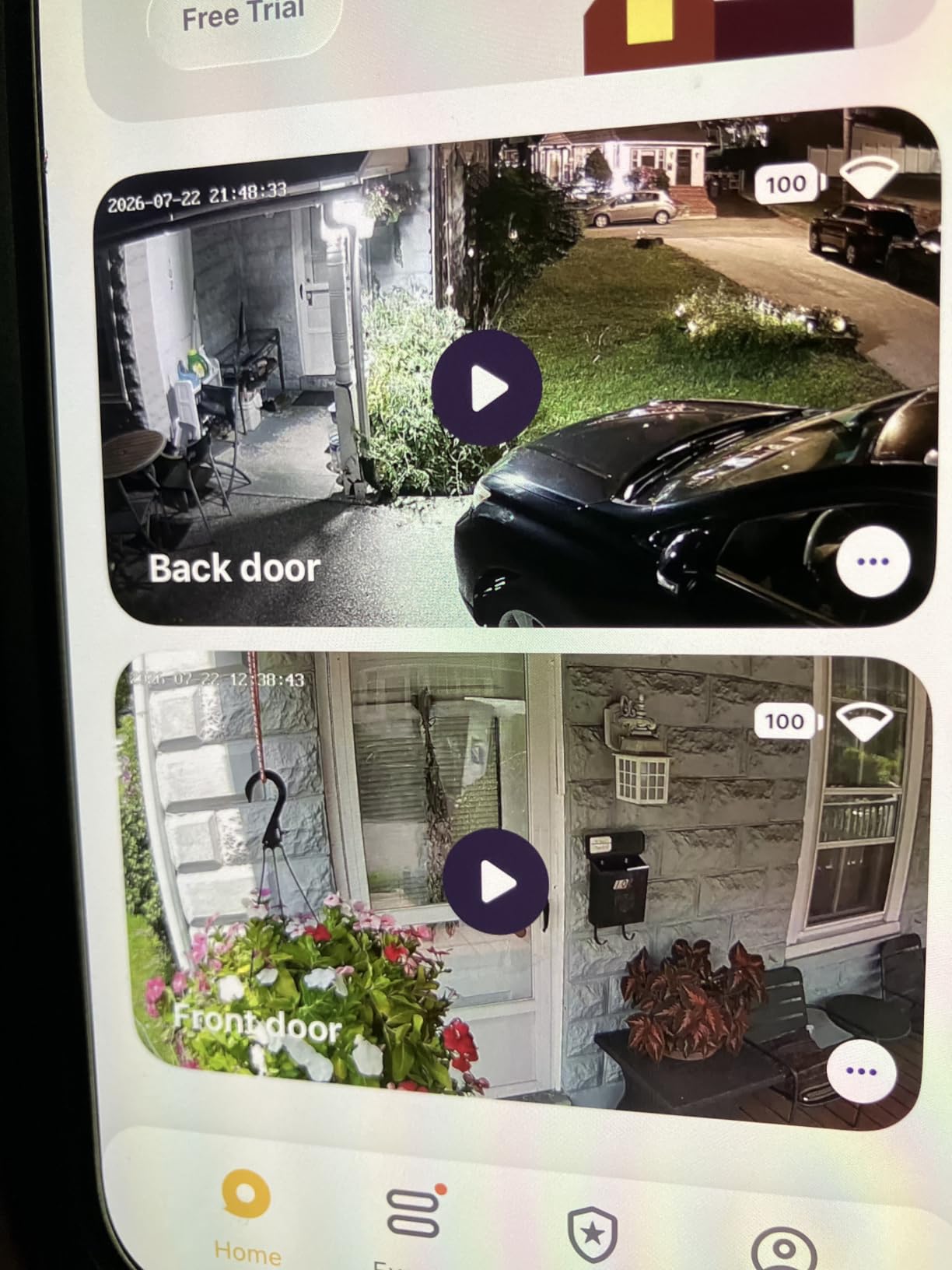 GNCC Solar Security Cameras Wireless Outdoor 2.4G WiFi, SD/Cloud Storage customer photo 2