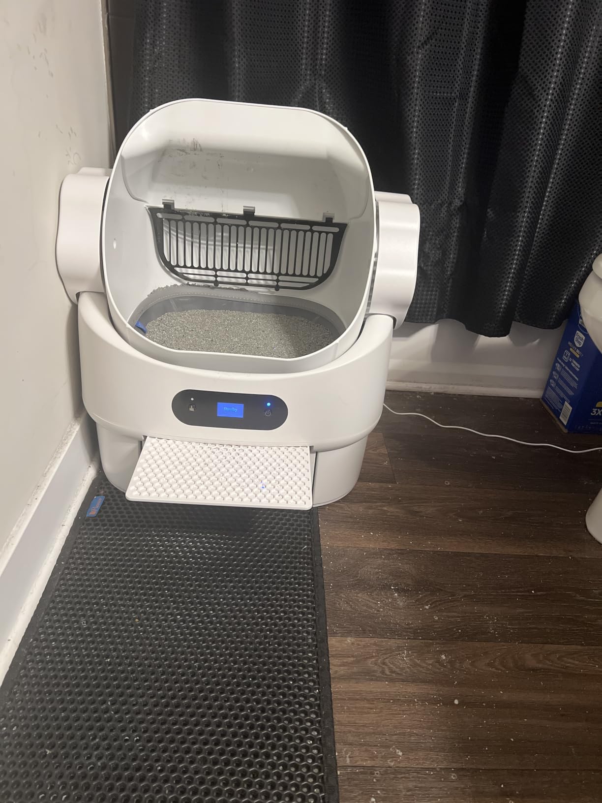 Automatic Cat Litter Box, Self Cleaning, Open-Top, Safety Sensors, Toilet customer photo 2