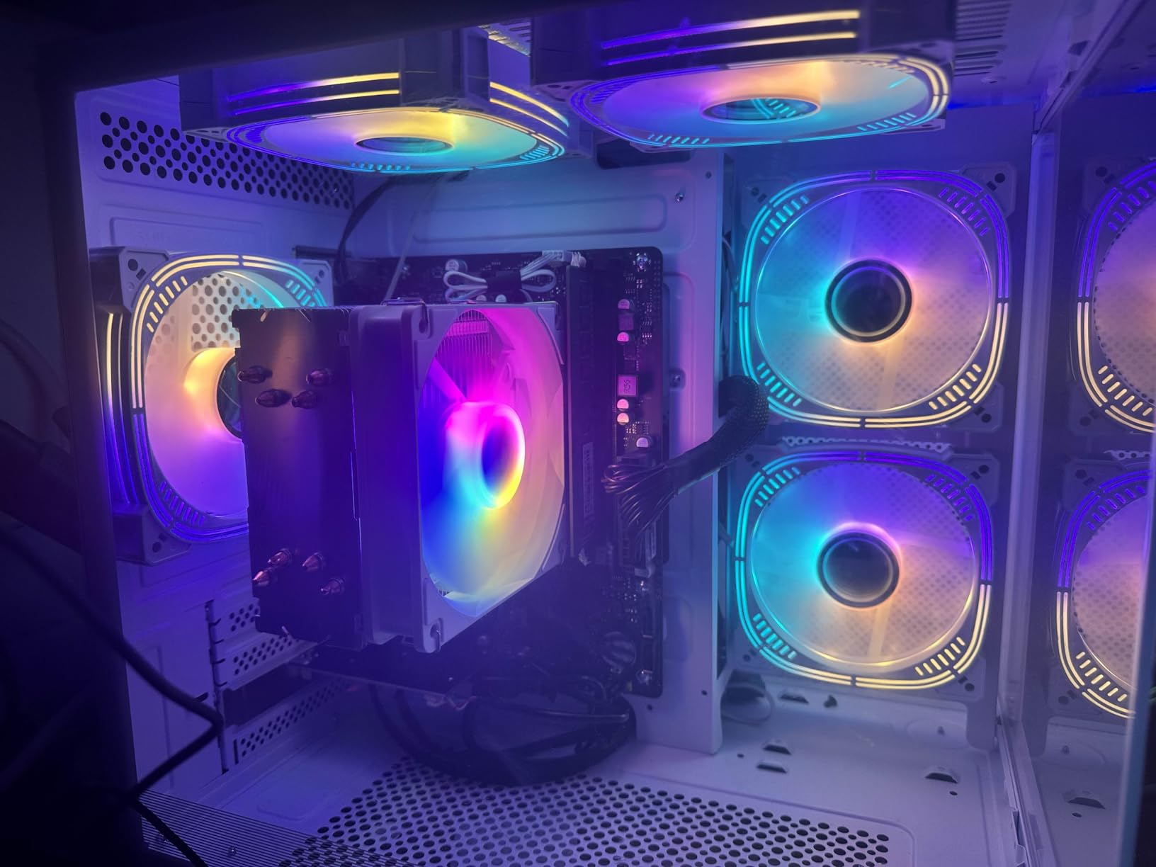 suevery Prebuilt Desktop PC Tower Computer AMD Ryzen5 WiFi6 customer photo 1