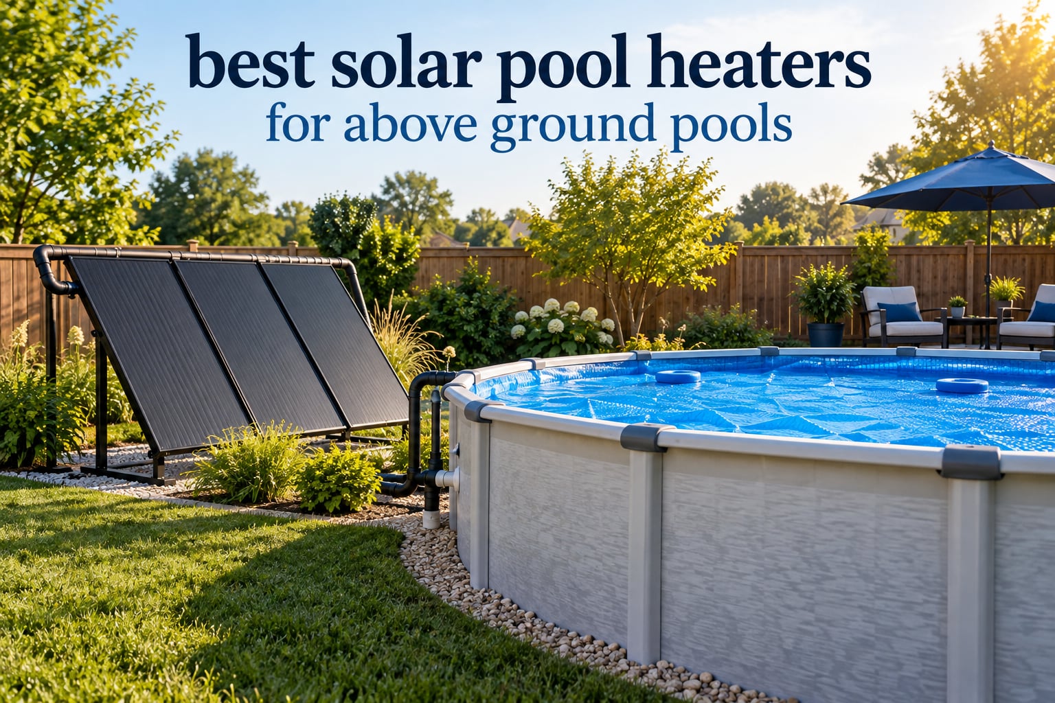 best solar pool heaters for above ground pools