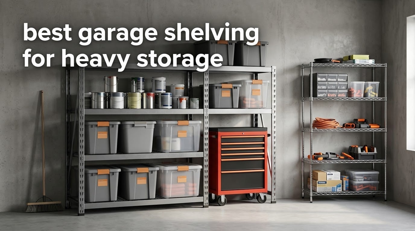 best garage shelving for heavy storage