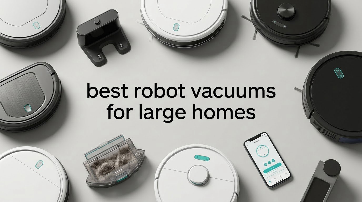 best robot vacuums for large homes