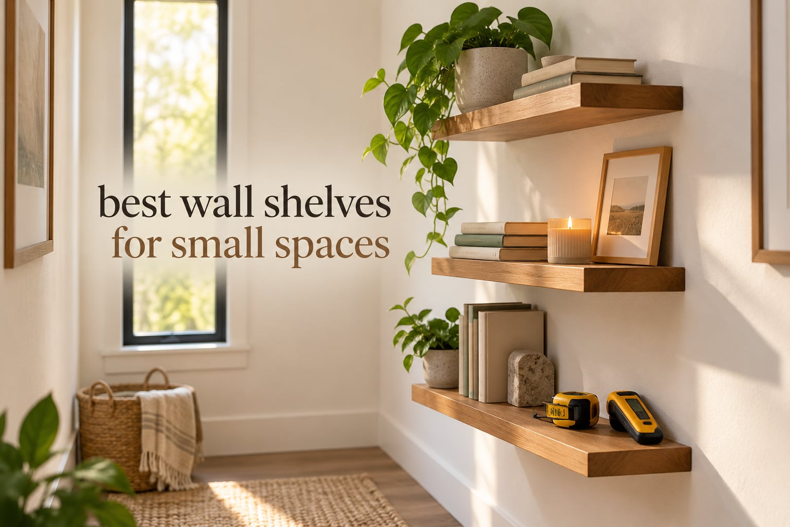 best wall shelves for small spaces