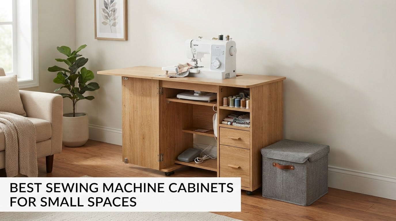best sewing machine cabinets for small spaces