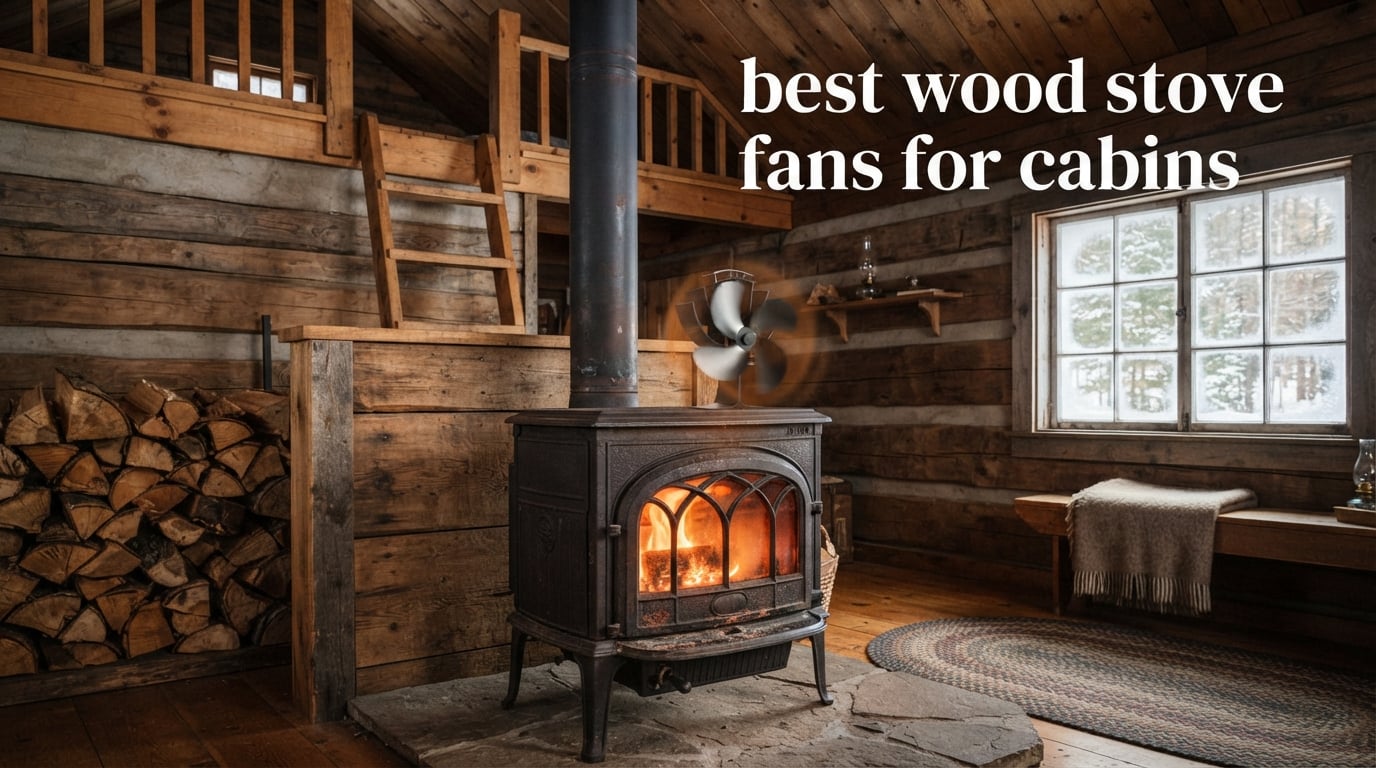 best wood stove fans for cabins