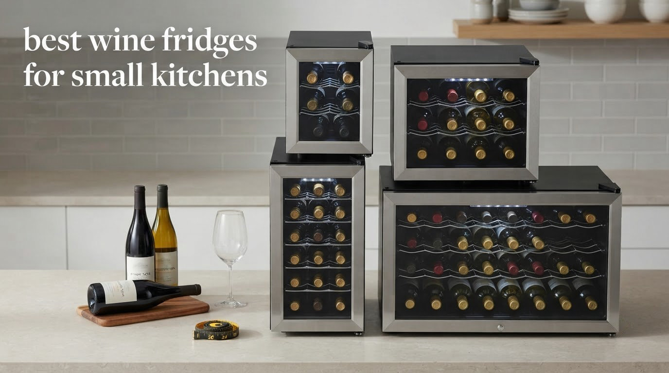 best wine fridges for small kitchens