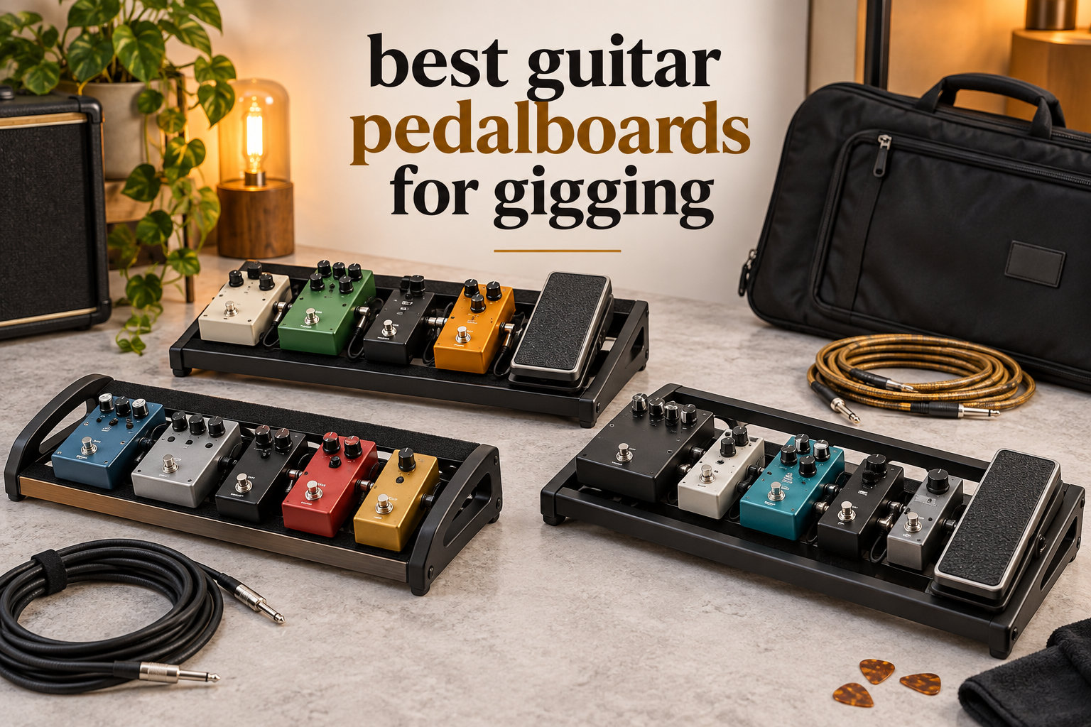 best guitar pedalboards for gigging