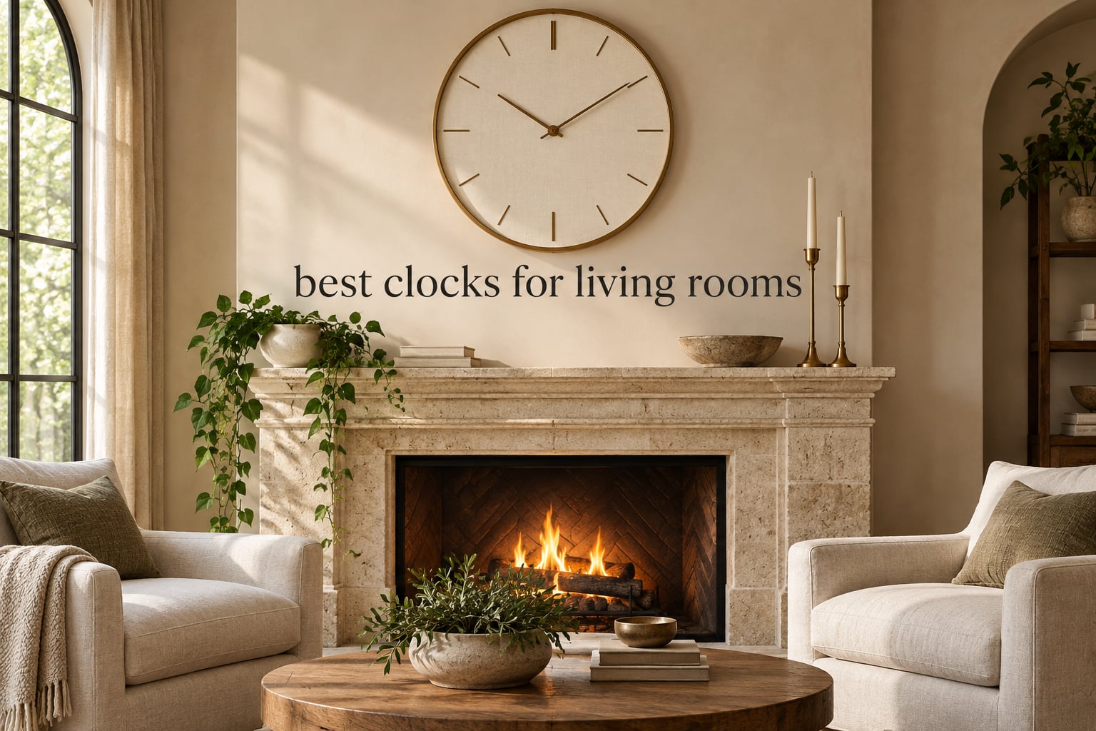 best clocks for living rooms