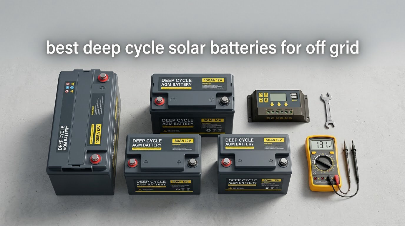 best deep cycle solar batteries for off grid
