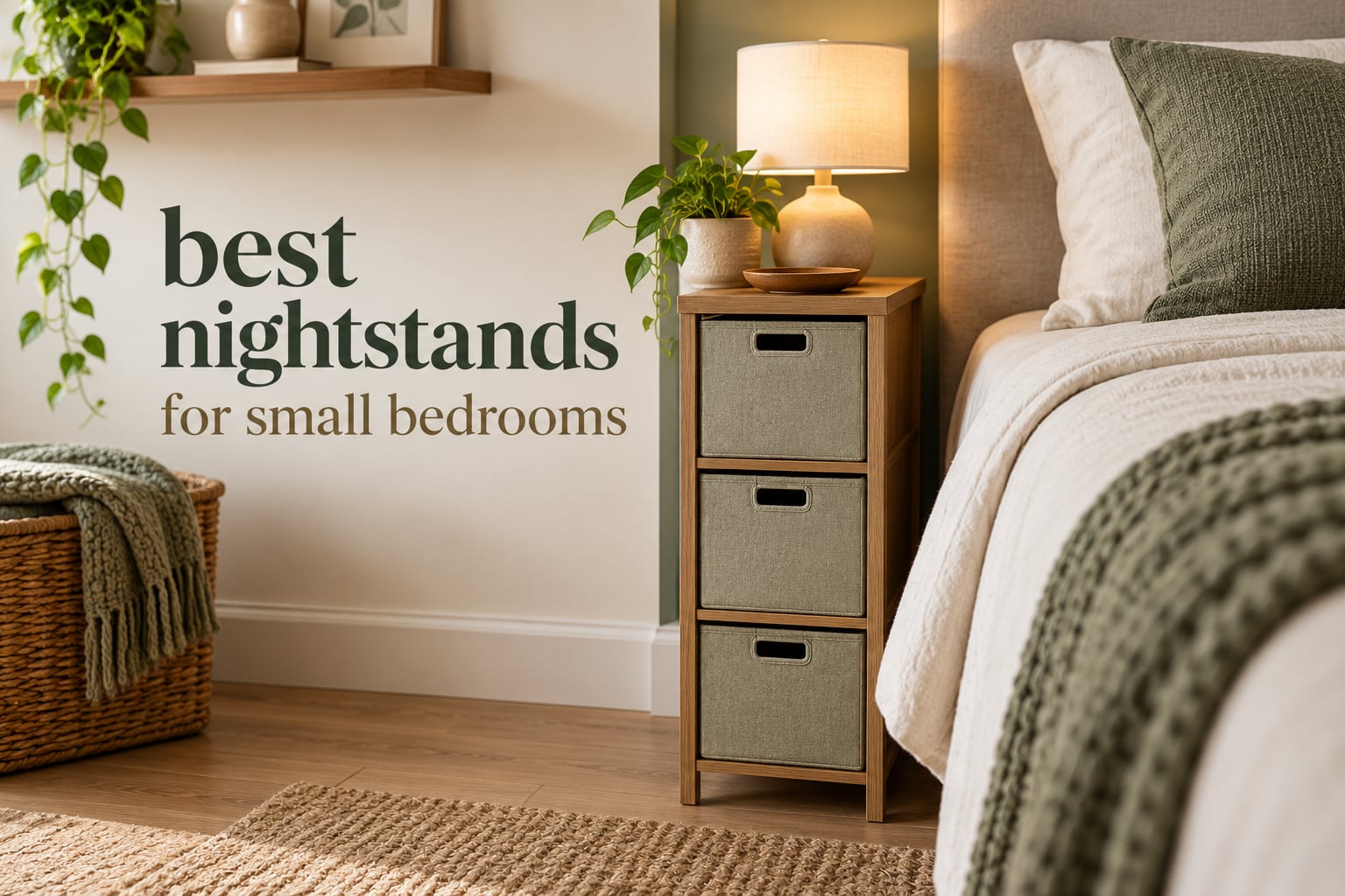 best nightstands for small bedrooms