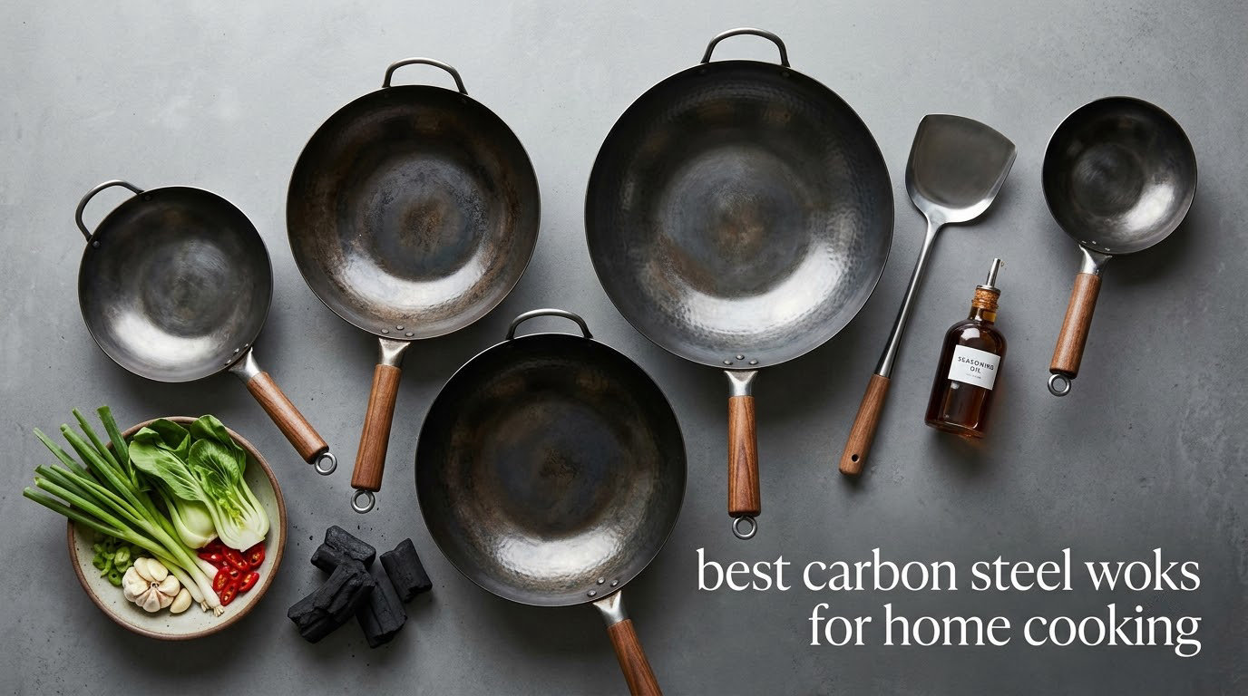 best carbon steel woks for home cooking