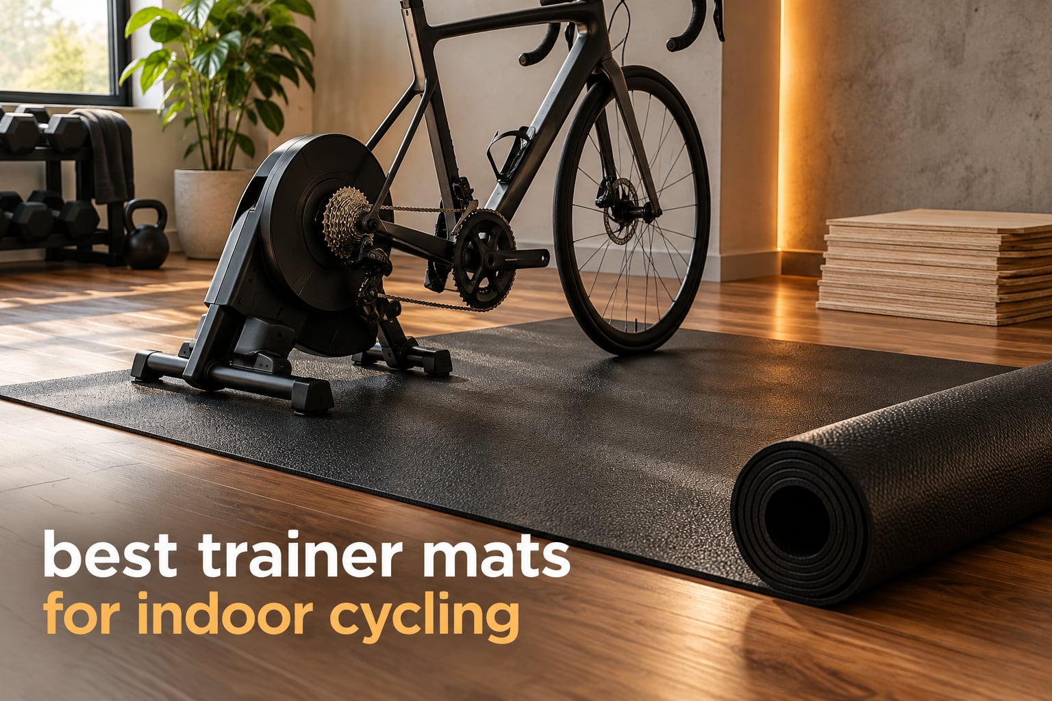 best trainer mats for indoor cycling
