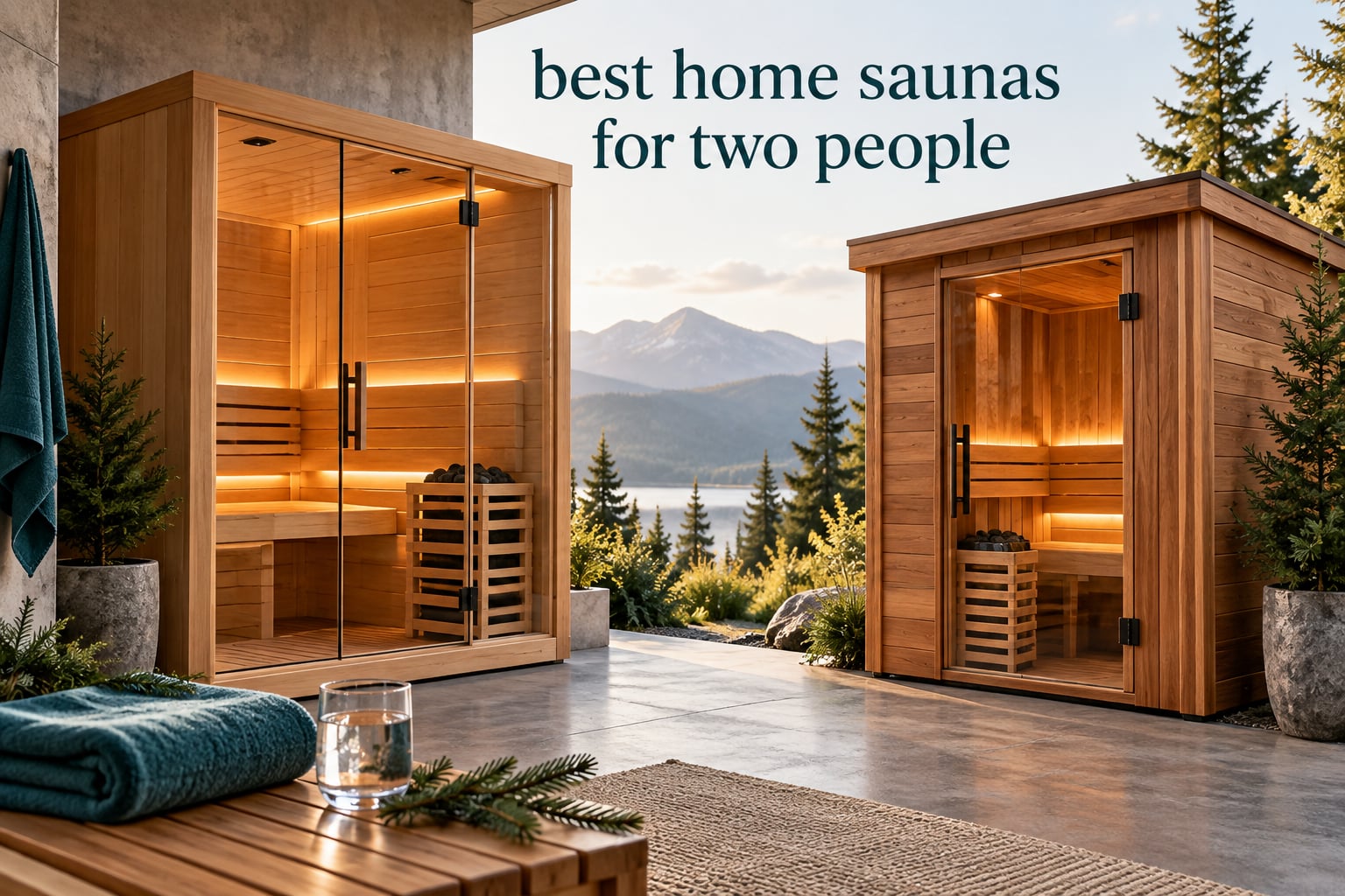 best home saunas for two people