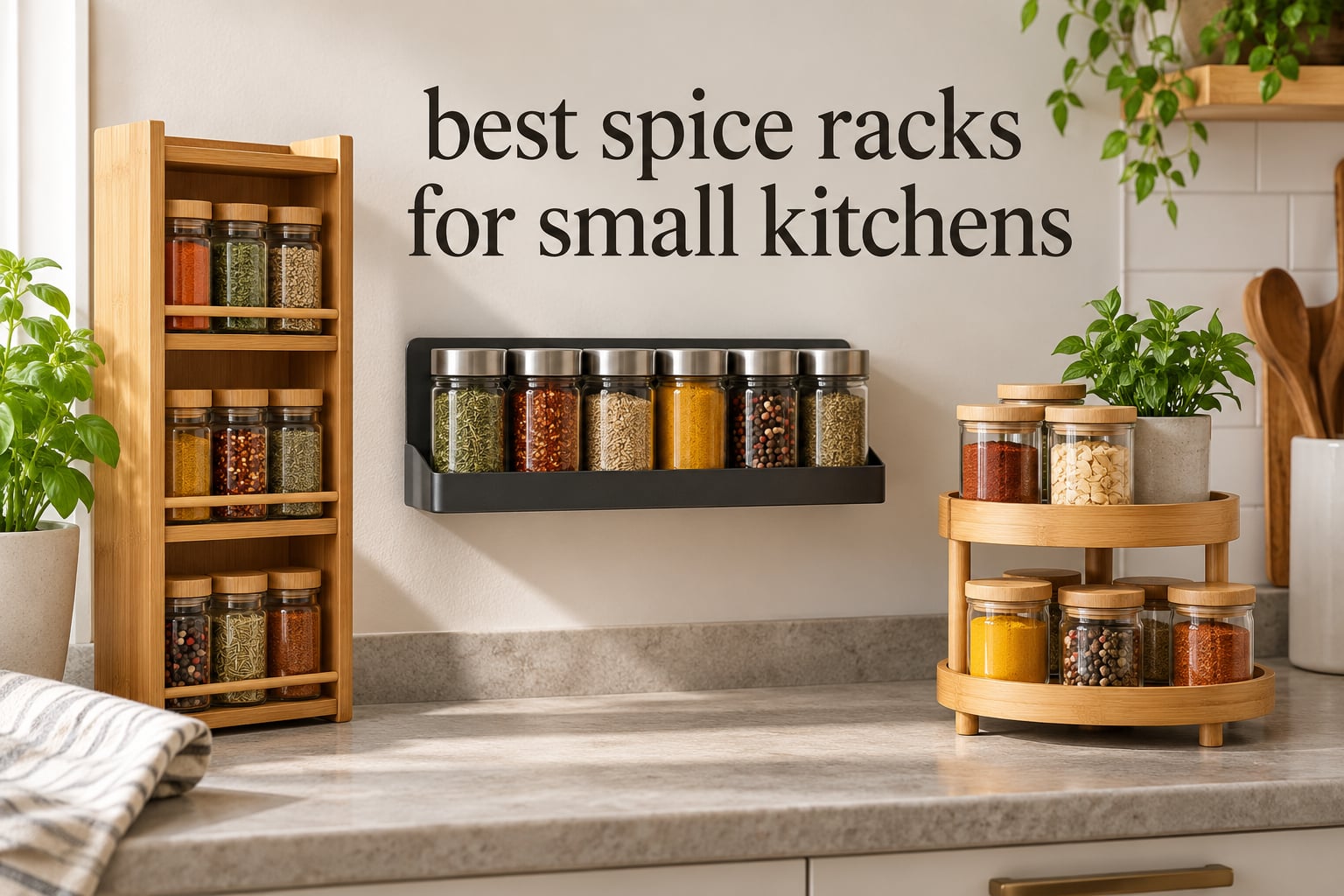 best spice racks for small kitchens