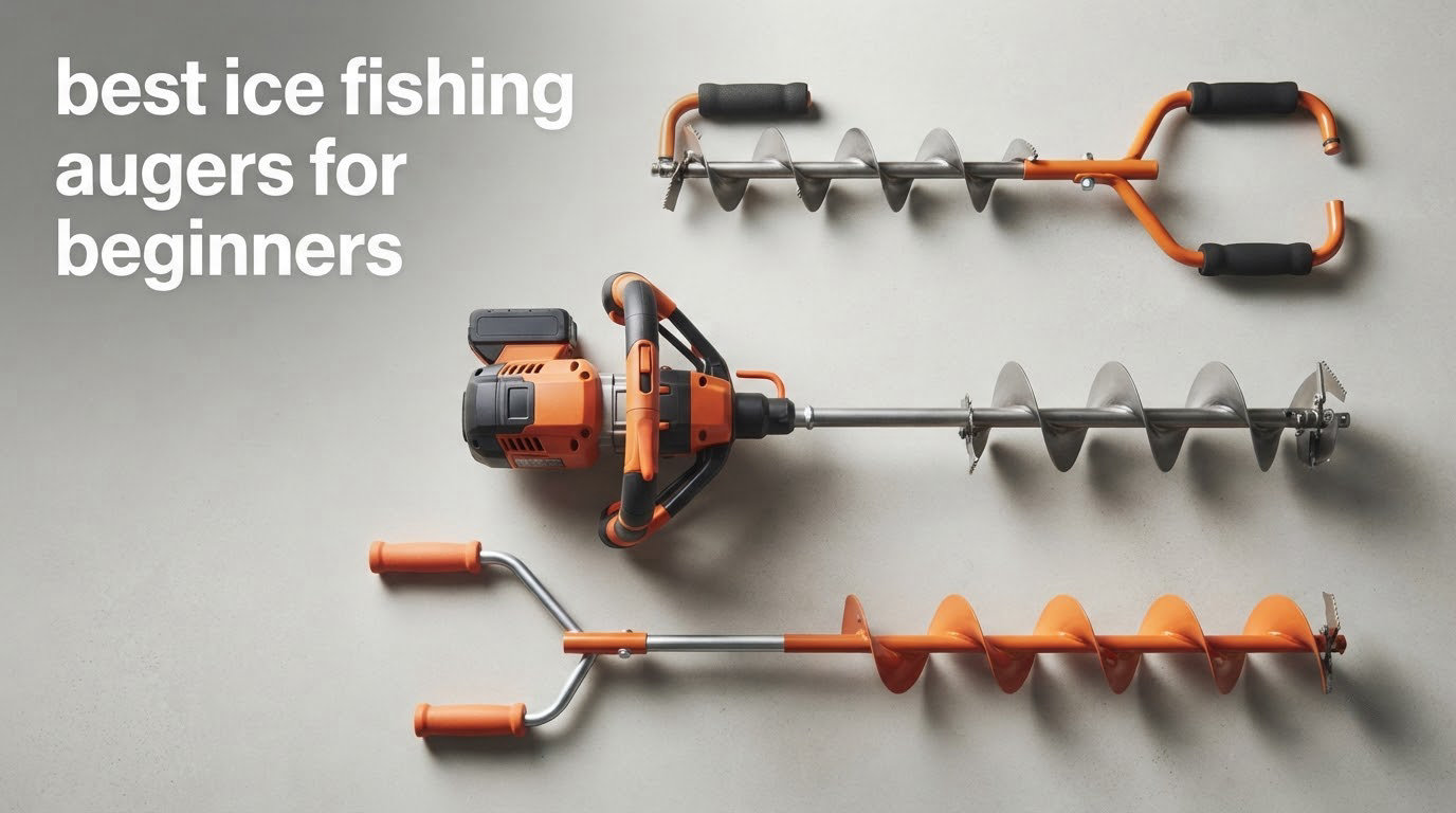 best ice fishing augers for beginners