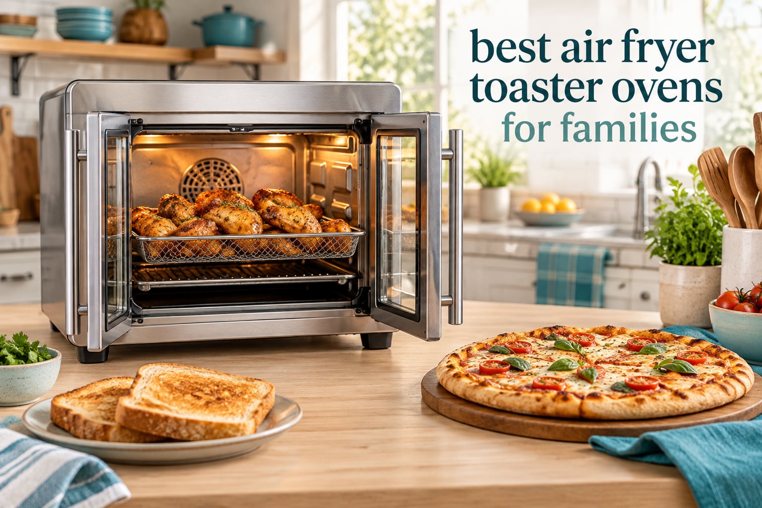 best air fryer toaster ovens for families