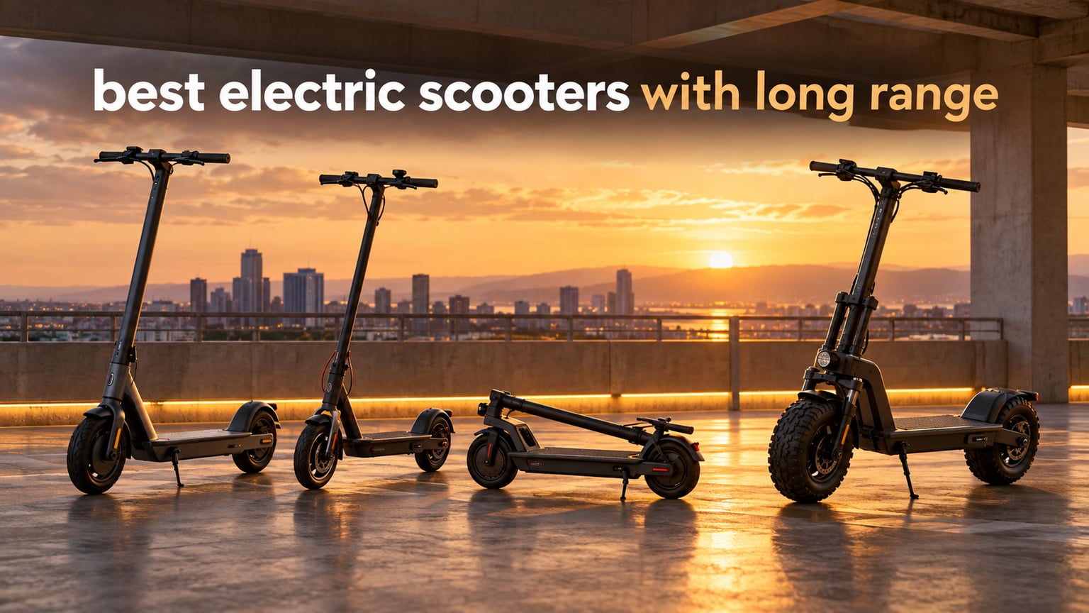 best electric scooters with long range