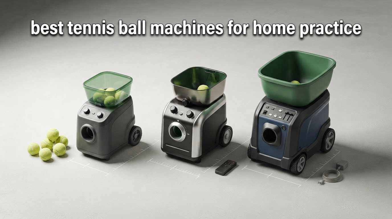 best tennis ball machines for home practice