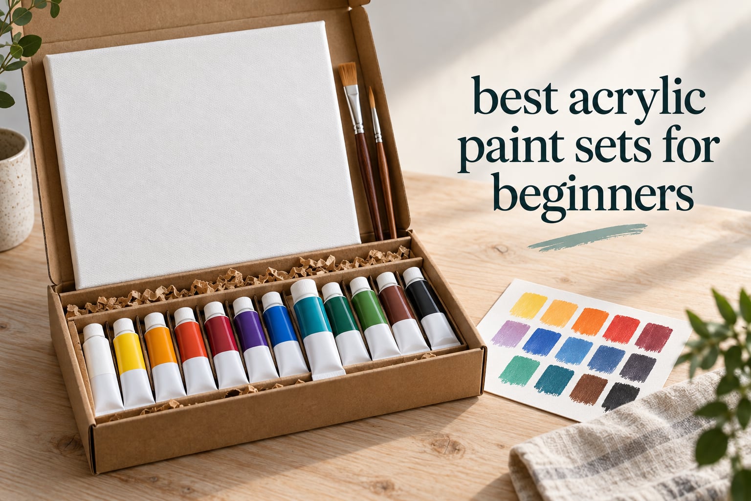 best acrylic paint sets for beginners
