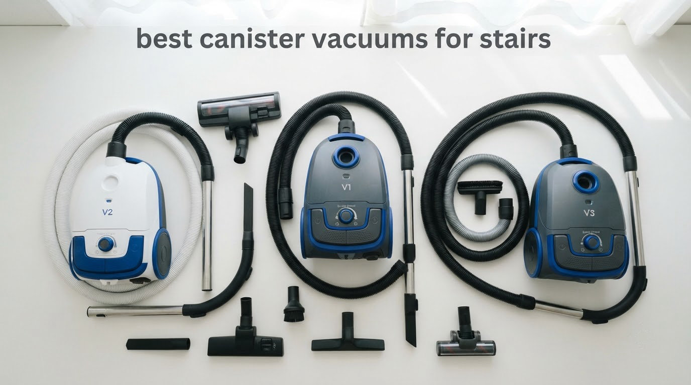 best canister vacuums for stairs