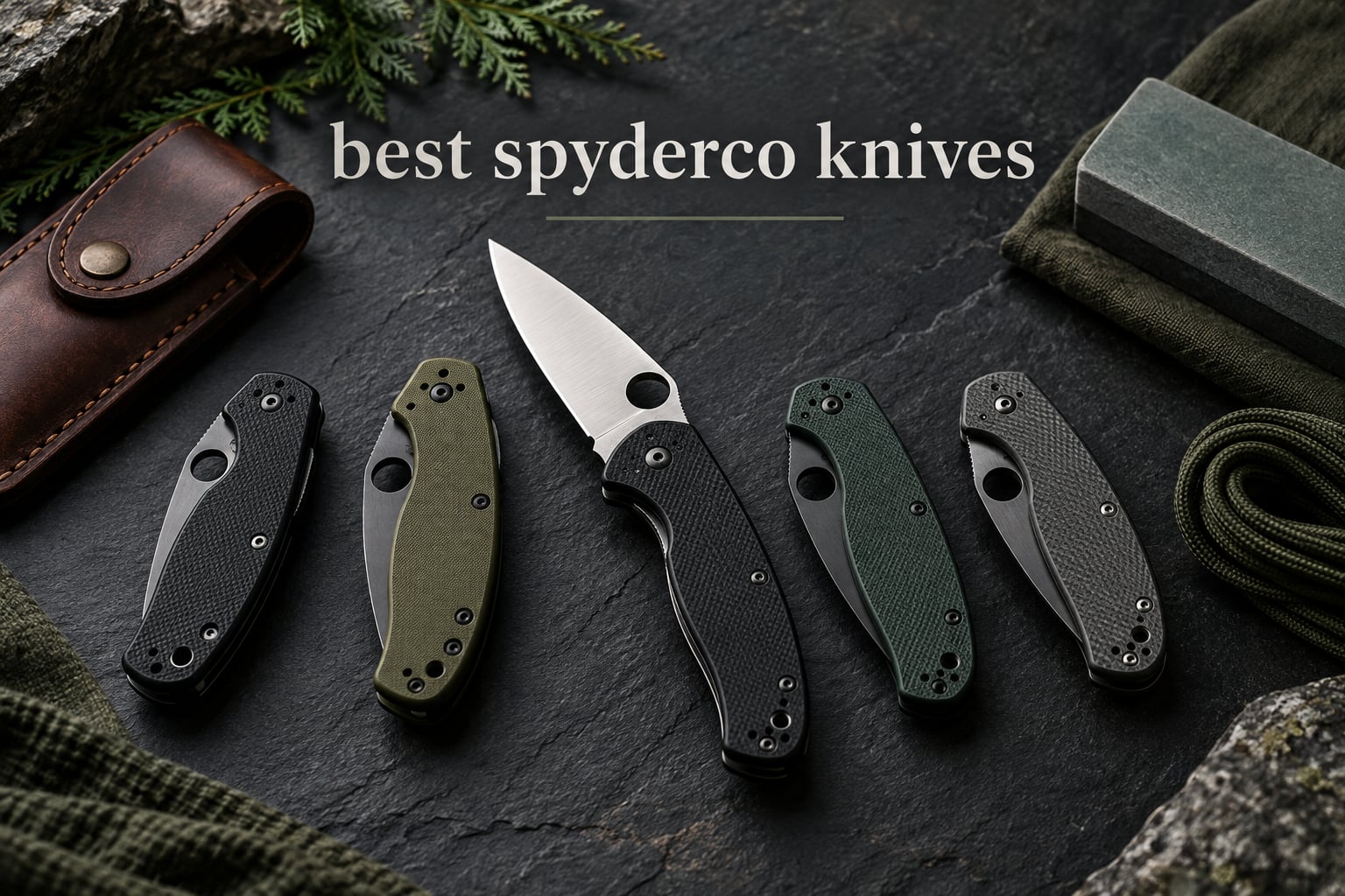 best spyderco knives