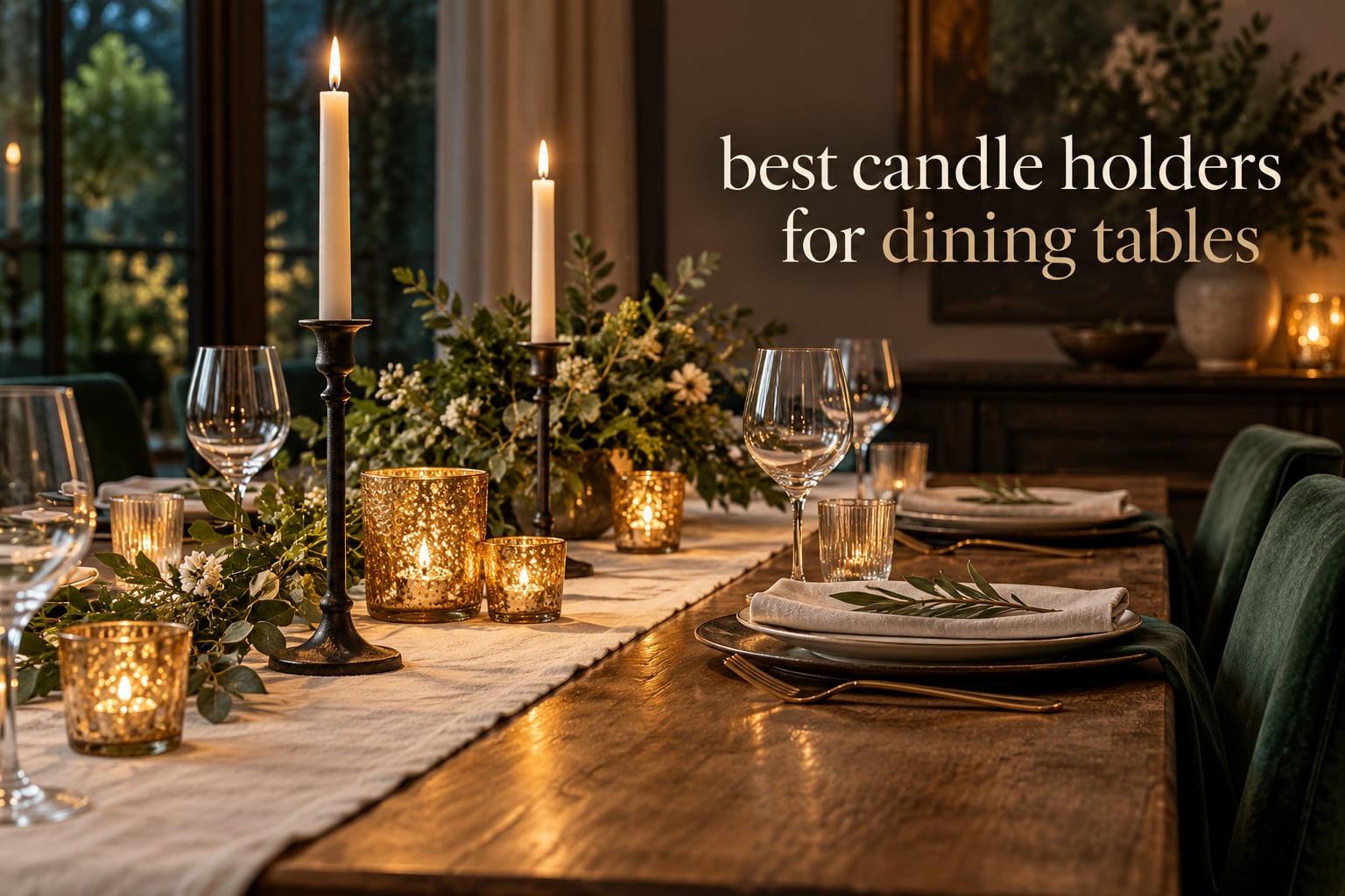 best candle holders for dining tables