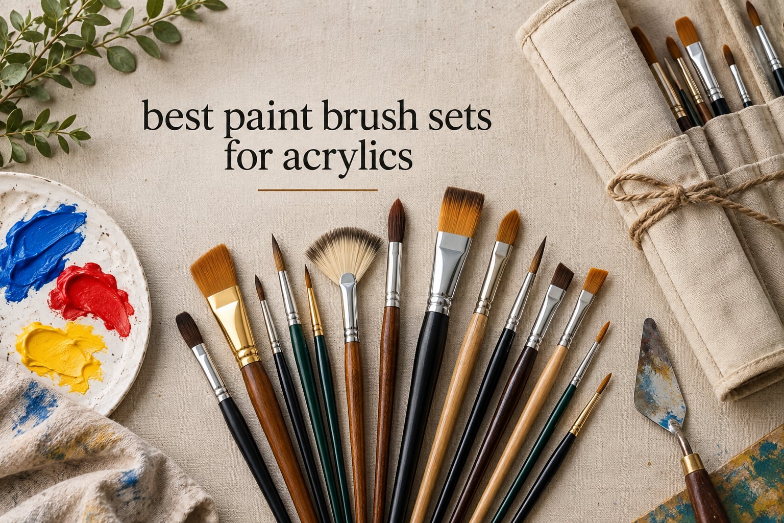 best paint brush sets for acrylics