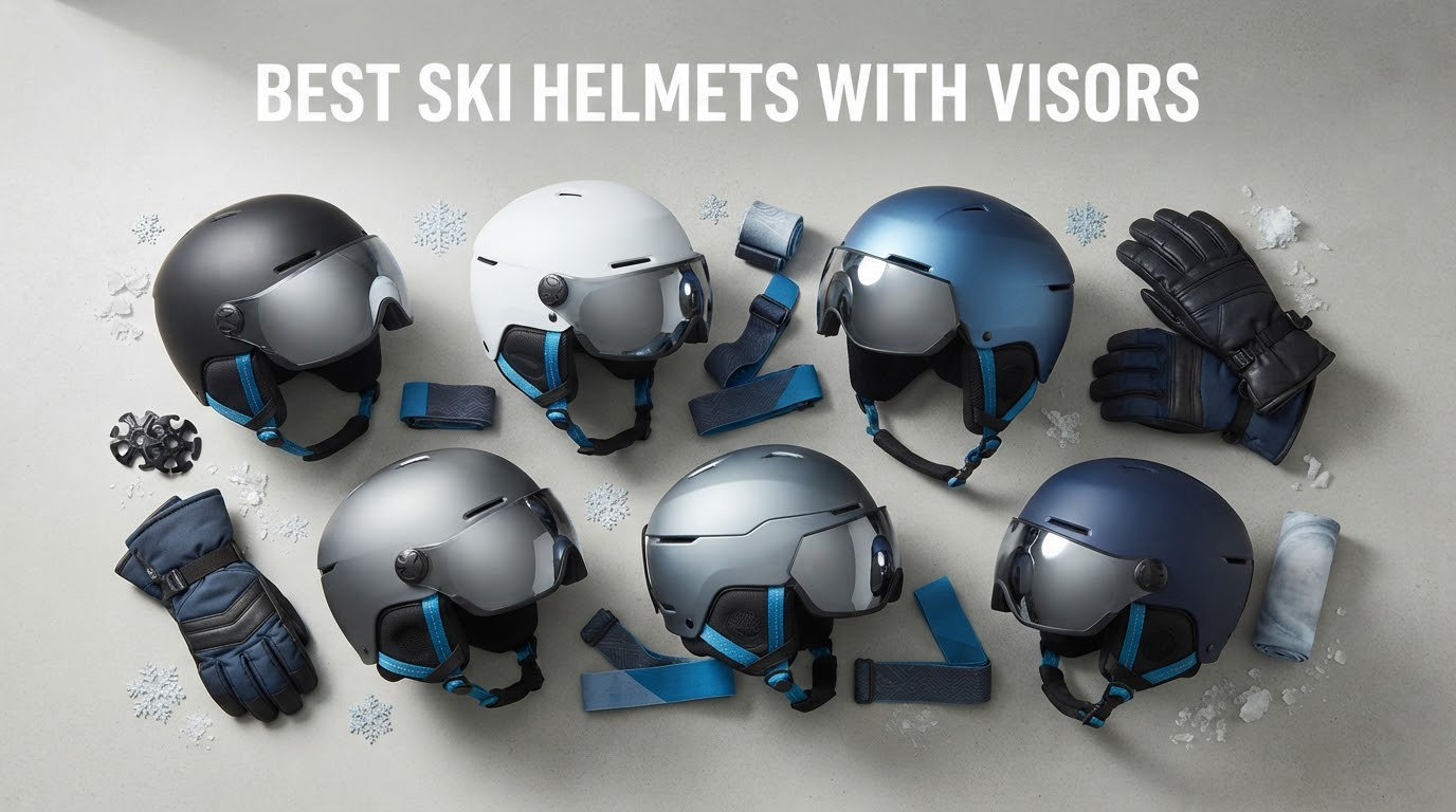 best ski helmets with visors