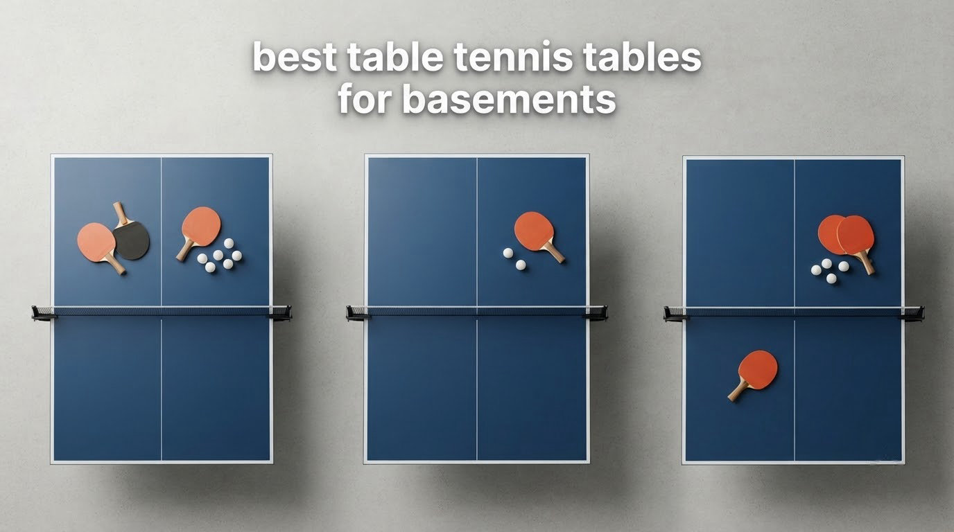 best table tennis tables for basements