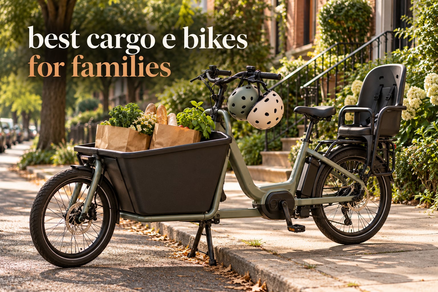 best cargo e bikes for families