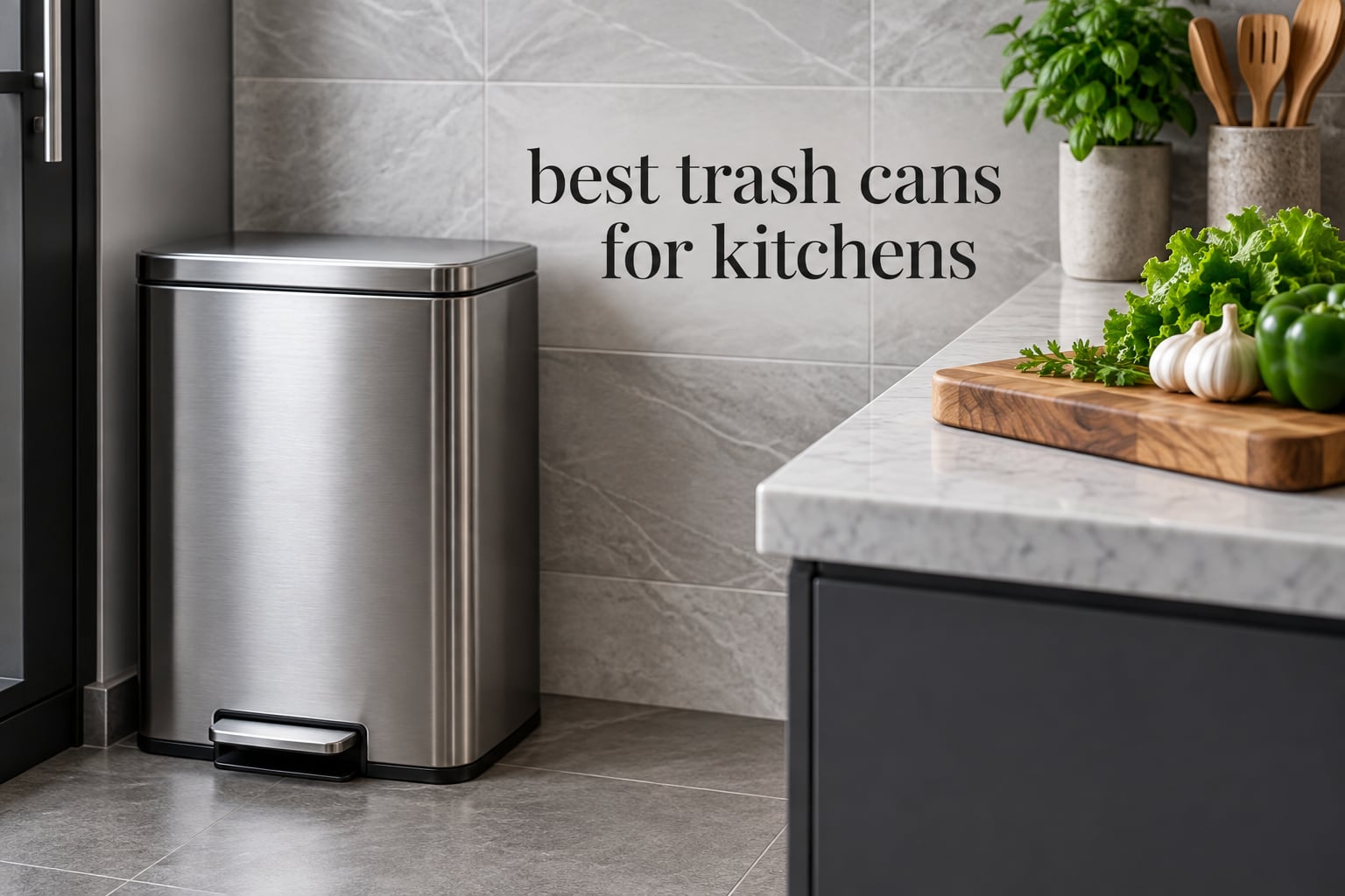 best trash cans for kitchens