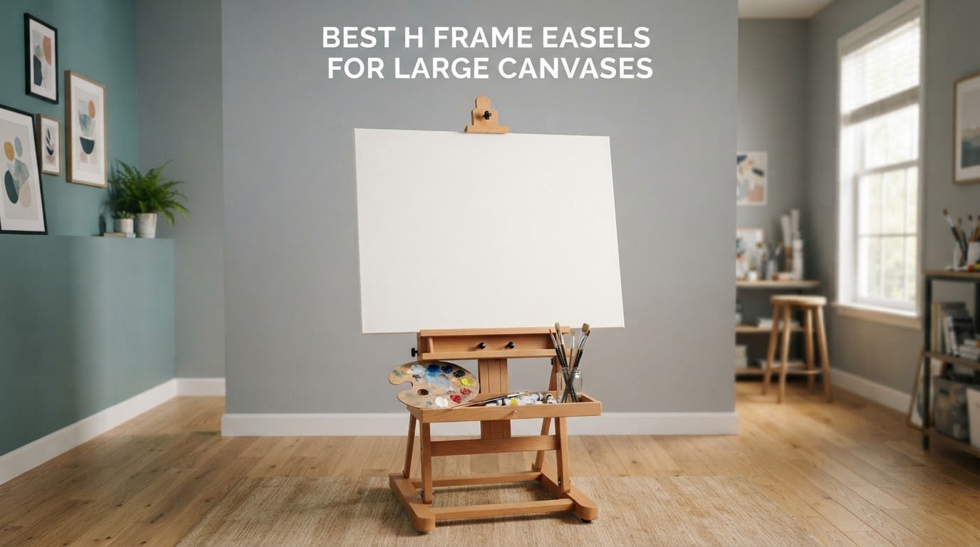 best h frame easels for large canvases